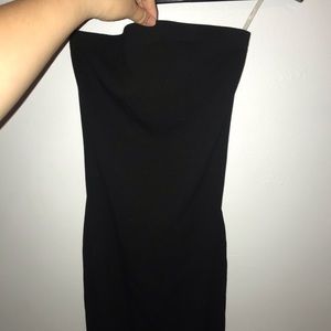Mini strapless dress
